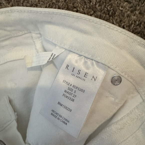 Risen White mid-rise jeans - Picture 4 of 6